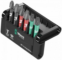 Wera 05057695001 Bit-Check 6 Impaktor 1, PH/PZ/TX Bits, 6pc £18.99